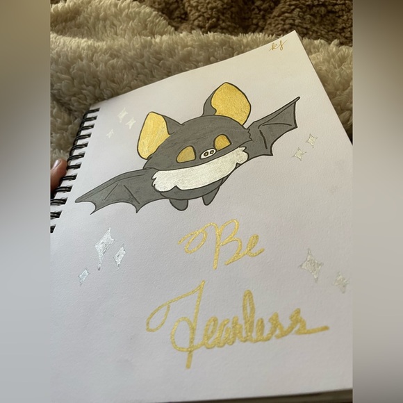 “Messenger Bat” Artwork With Posca Pens - Picture 3 of 4